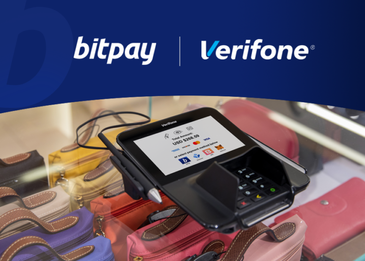 BitPay y Verifone se asocian para permitir pagos de DOGE, BTC y ETHER