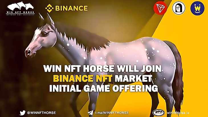GameFi de TRON: WIN NFT HORSE, lanzará su primera IGO con Binance