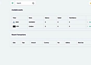 Ravendex, con sede en Cardano, lanza el primer vistazo de su plataforma