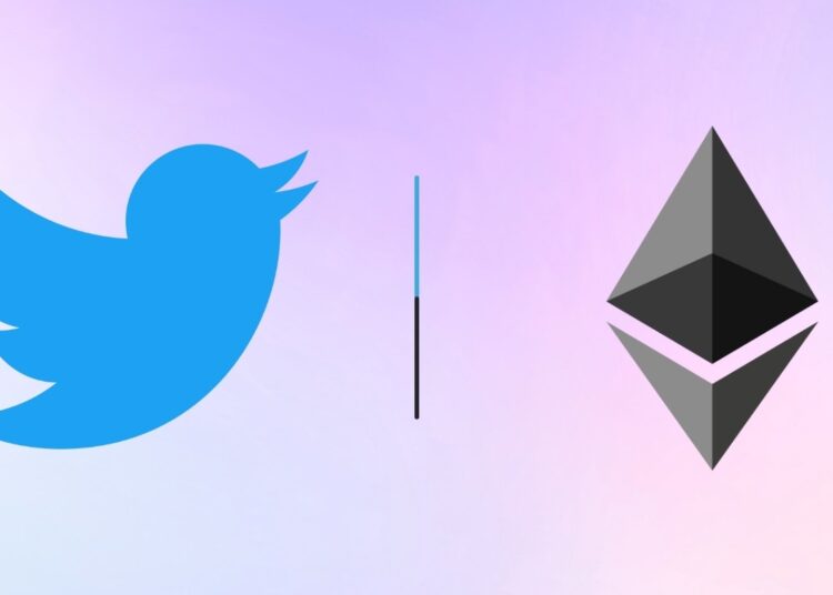 Twitter, la red social extiende su servicio de propinas a Ether (ETH)